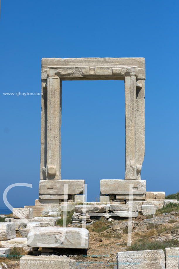 Apollo Temple entrance, Naxos island, Cyclades