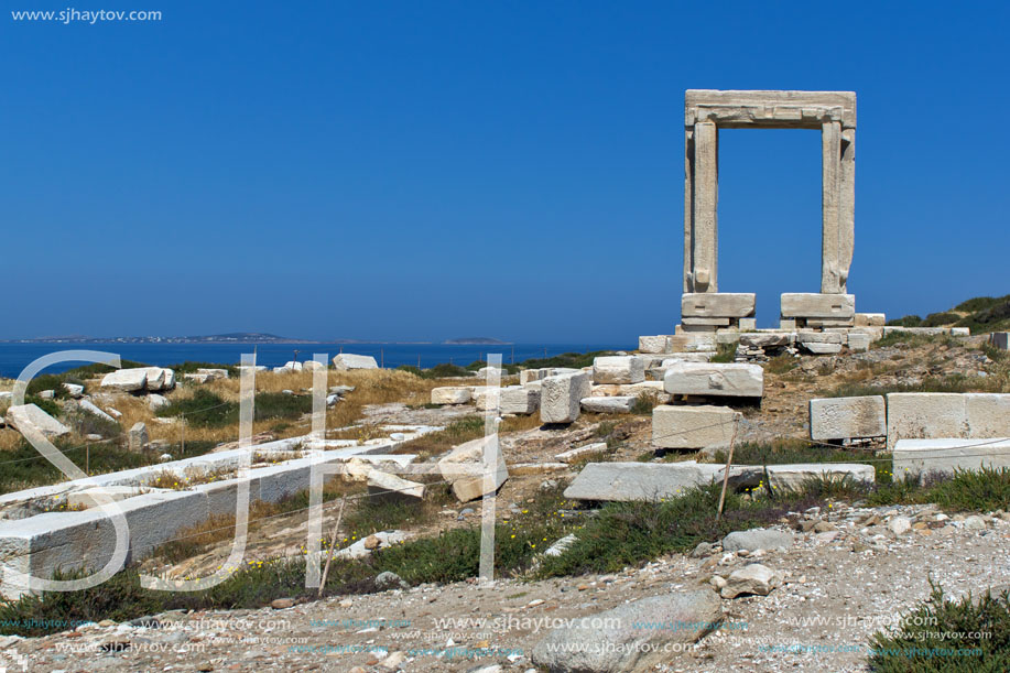 Apollo Temple entrance, Naxos island, Cyclades