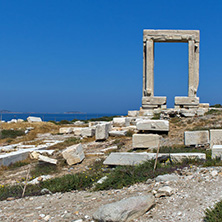 Apollo Temple entrance, Naxos island, Cyclades