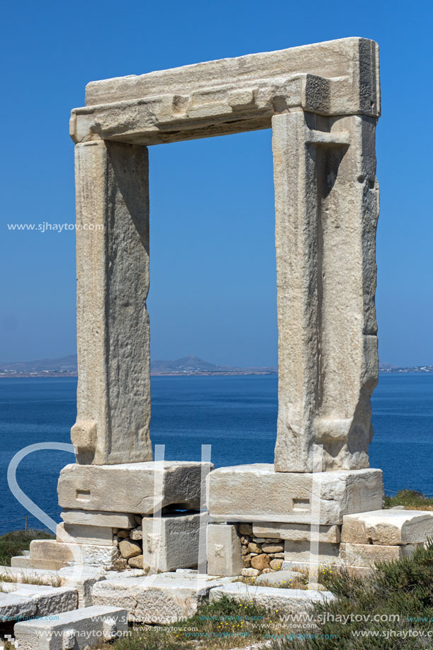 Apollo Temple entrance, Naxos island, Cyclades