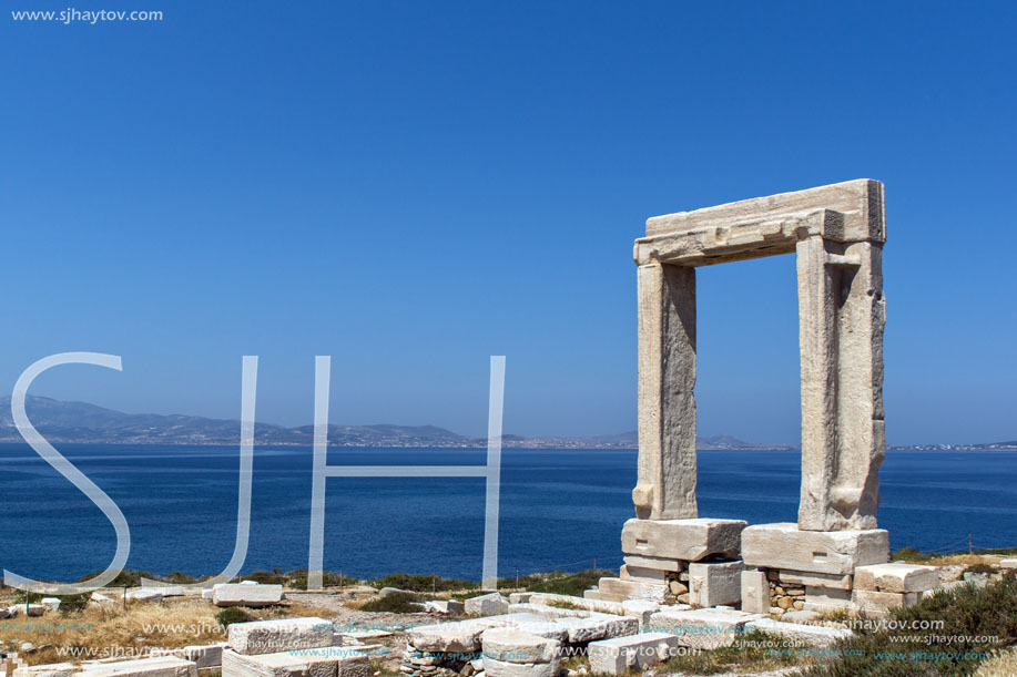 Apollo Temple entrance, Naxos island, Cyclades