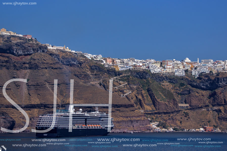 Town of Fira, Santorini, Tira Island, Cyclades