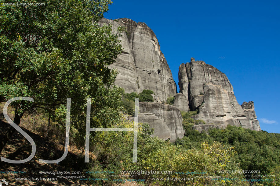 Meteora Monasteries Landscape, Greece