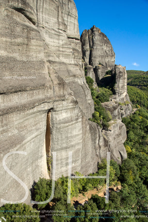 Meteora Monasteries Landscape, Greece