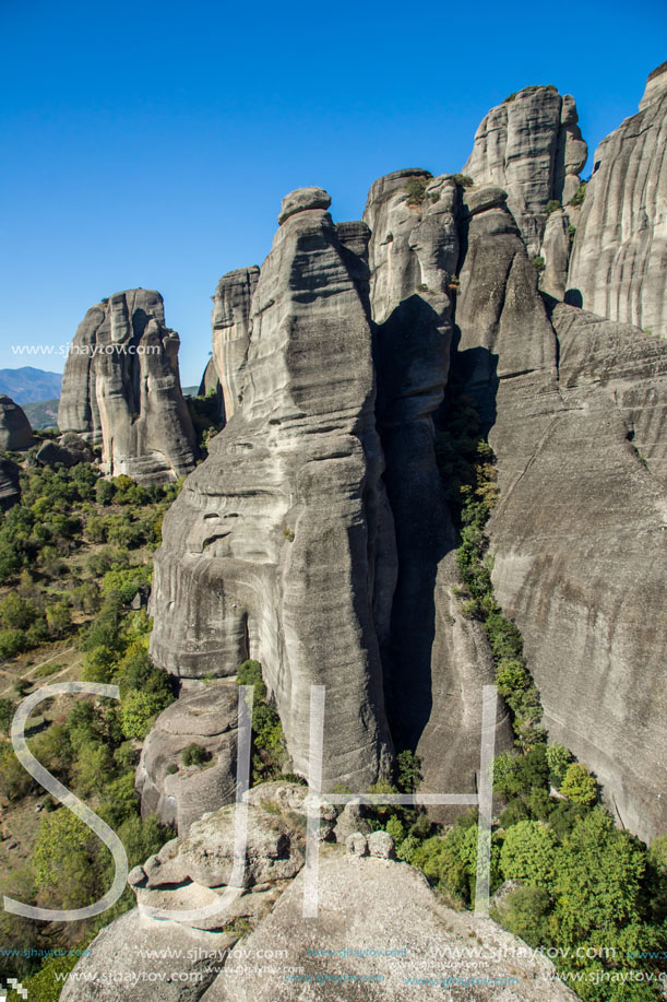 Meteora Monasteries Landscape, Greece