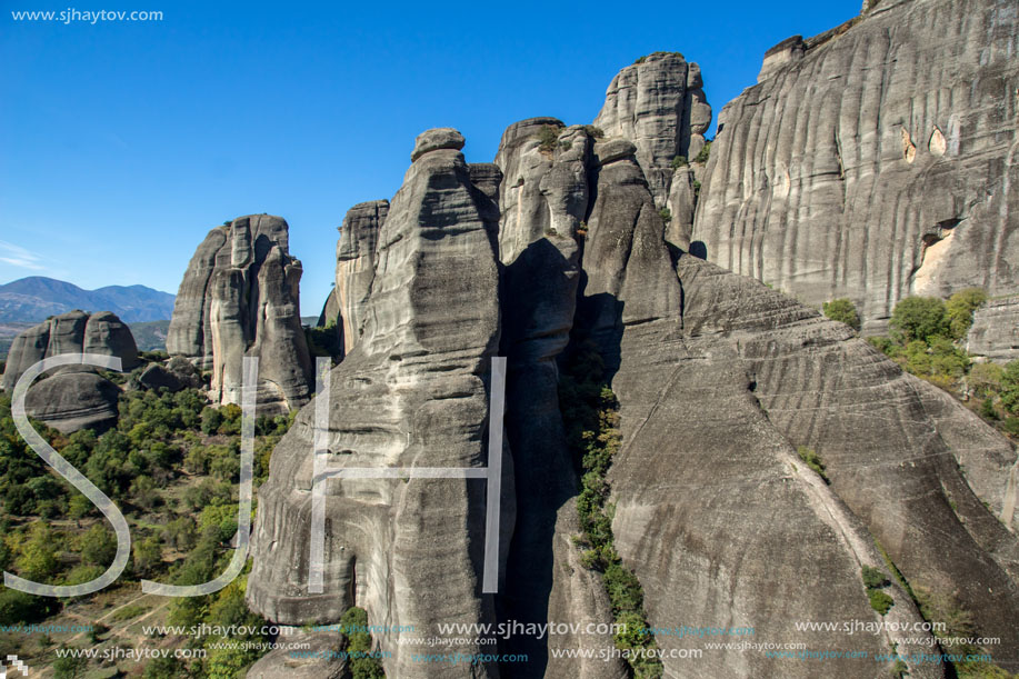 Meteora Monasteries Landscape, Greece