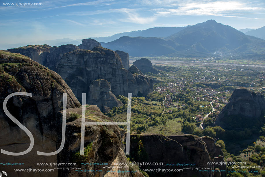 Meteora Monasteries Landscape, Greece