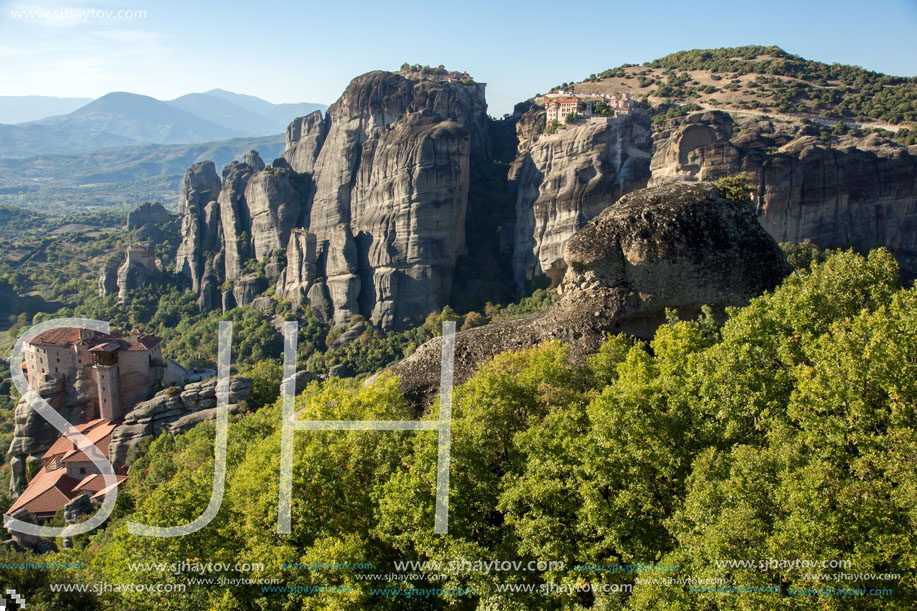 Meteora Monasteries Landscape, Greece