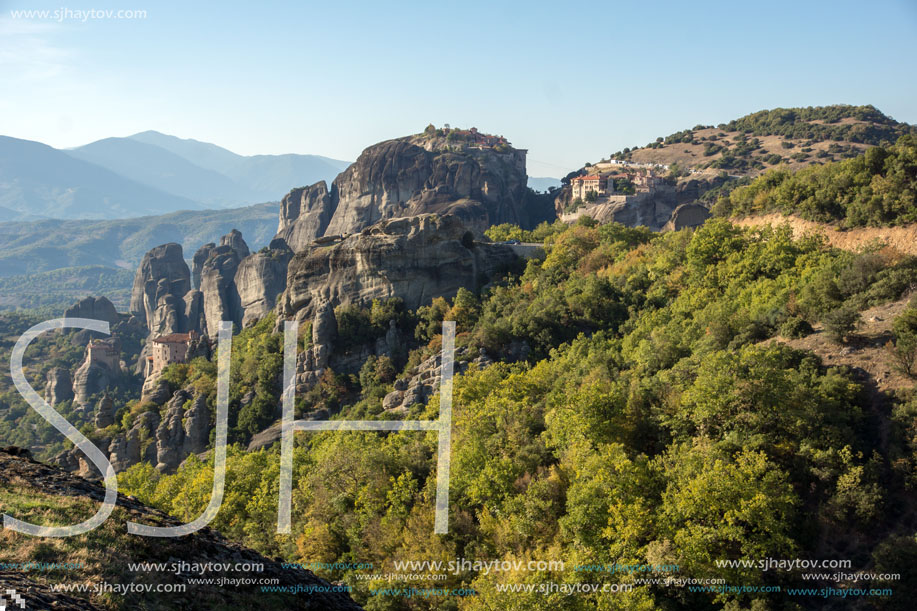 Meteora Monasteries Landscape, Greece