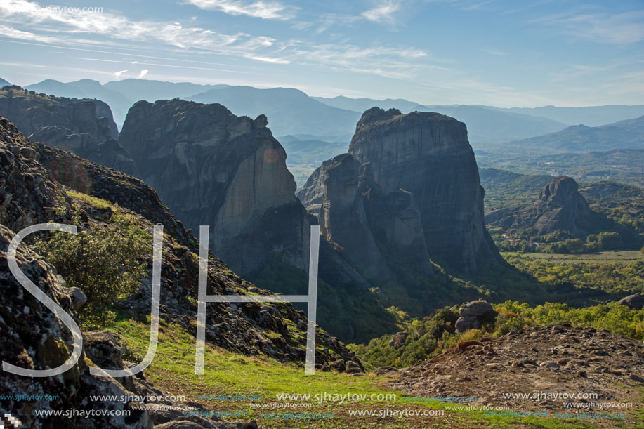 Meteora Monasteries Landscape, Greece