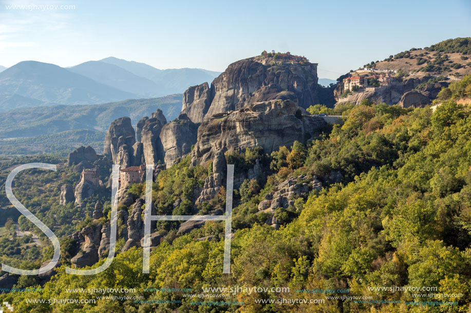 Meteora Monasteries Landscape, Greece