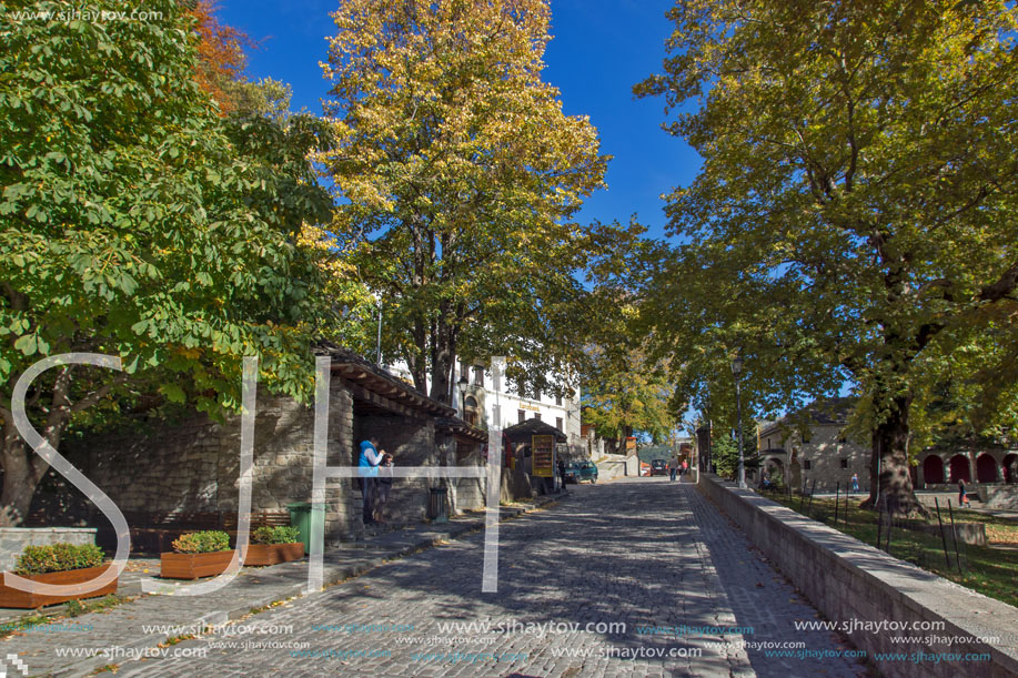 Street in Metsovo, Epirus, Greece