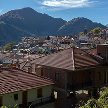 Roofs and valley of Town of Metsovo, Epirus, Greece