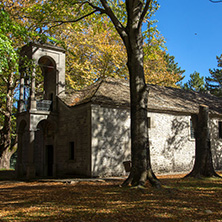 Church and Park in Town of Metsovo, Epirus, Greece