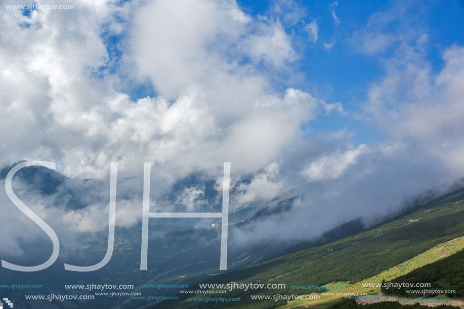 Rila Mountain, Yastrebets, View towards Markudzhitsite and Musala peak, Bulgaria