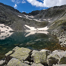 Rila Mountain, Ledenoto (Ice) lake and Musala Peak, Bulgaria