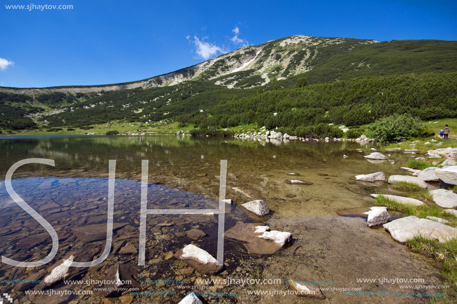 Lake Bezbog and Bezbog hut, Pirin Mountain, Bulgaria