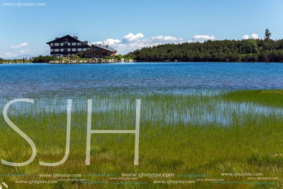 Lake Bezbog and Bezbog hut, Pirin Mountain, Bulgaria