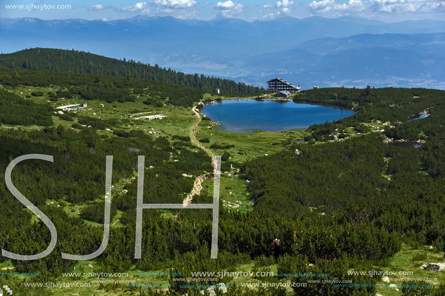 Lake Bezbog and Bezbog hut, Pirin Mountain, Bulgaria