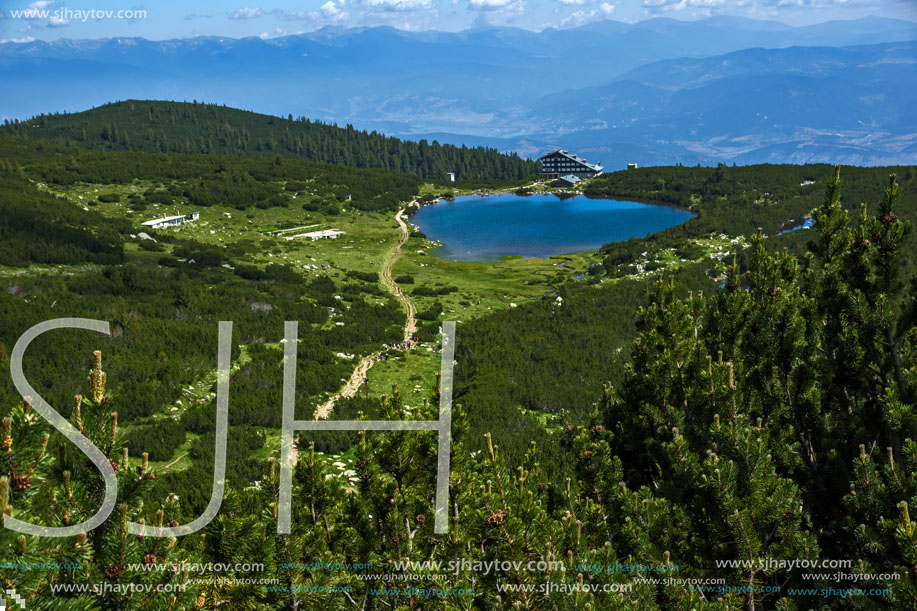 Lake Bezbog and Bezbog hut, Pirin Mountain, Bulgaria