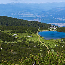 Lake Bezbog and Bezbog hut, Pirin Mountain, Bulgaria