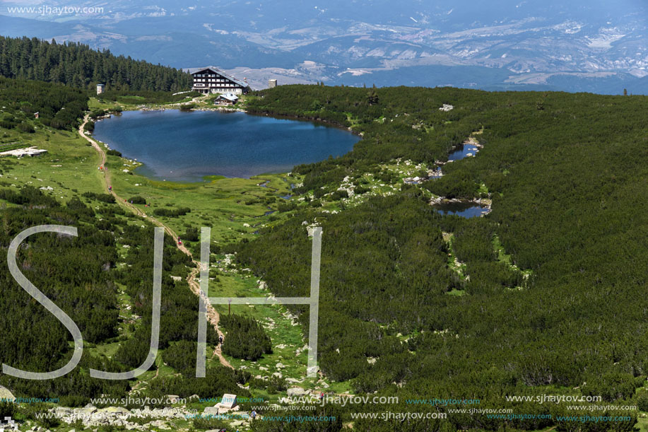 Lake Bezbog and Bezbog hut, Pirin Mountain, Bulgaria