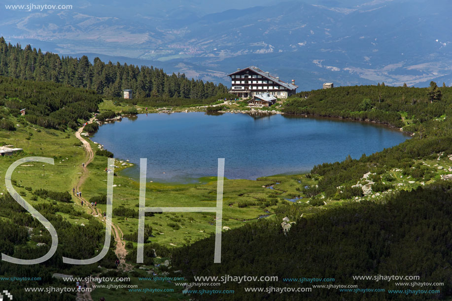 Lake Bezbog and Bezbog hut, Pirin Mountain, Bulgaria