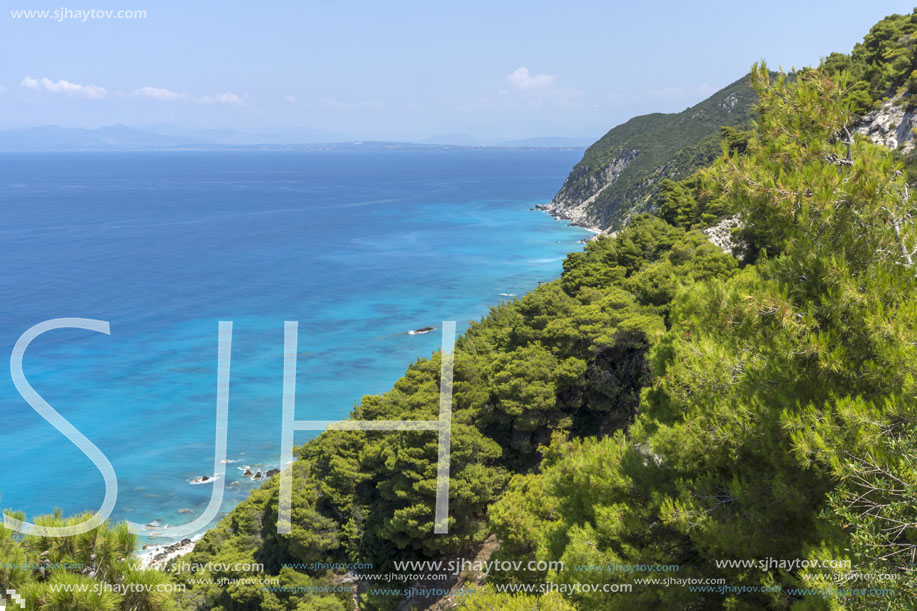 Kokkinos Vrachos Beach, Lefkada, Ionian Islands, Greece