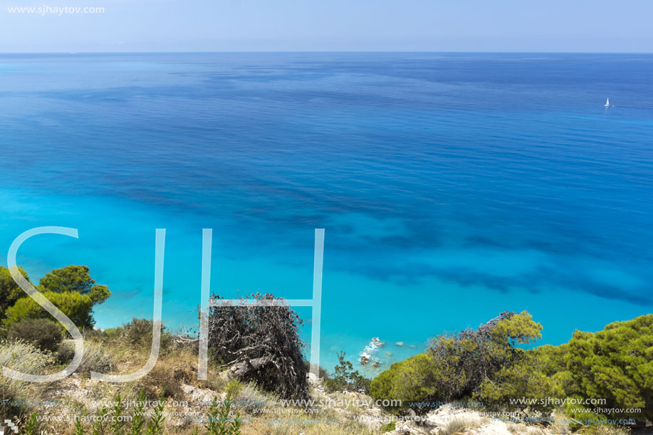 Kokkinos Vrachos Beach, Lefkada, Ionian Islands, Greece