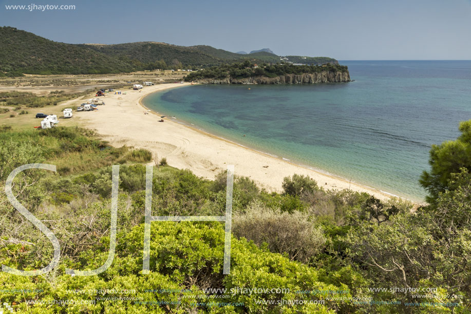 Azapiko Beach, Chalkidiki,  Sithonia, Central Macedonia, Greece