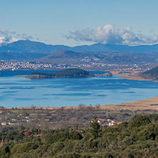 Panoramic views of Ioannina Lake, Epirus, Greece