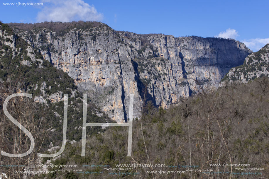 Vikos gorge and Pindus Mountains, Zagori, Epirus, Greece