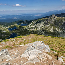 The Twin, The Trefoil, The Fish and The Lower Lake, The Seven Rila Lakes, Rila Mountain, Bulgaria