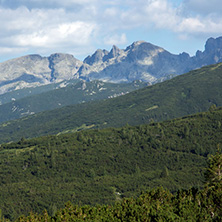 Rock landscape in Rila Mountain, Bulgaria
