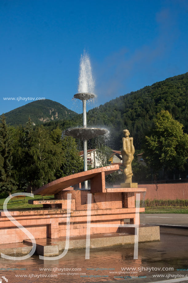 Geyser in Town of Sapareva Banya, Bulgaria