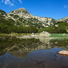 Hvoynati Peak and Mountain River, Pirin Mountain, Bulgaria