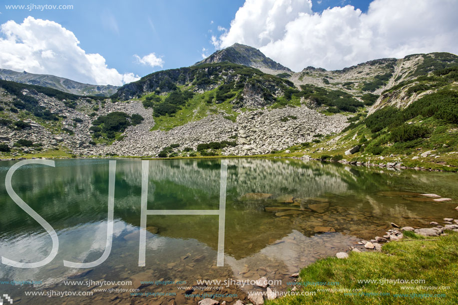 Hvoynati Peak and Muratovo Lake, Pirin Mountain Landscape, Bulgaria
