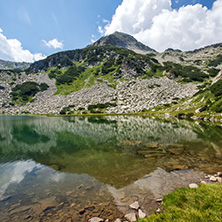 Hvoynati Peak and Muratovo Lake, Pirin Mountain Landscape, Bulgaria
