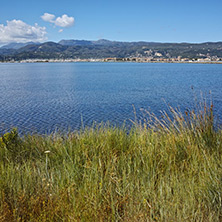 Panoramic view of Lefkada town, Ionian Islands, Greece