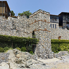 A reconstructed gate part of Sozopol ancient fortifications, Bulgaria