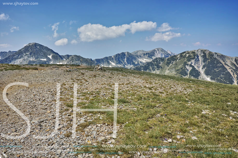 amazing panorama near Vihren Peak, Pirin Mountain, Bulgaria