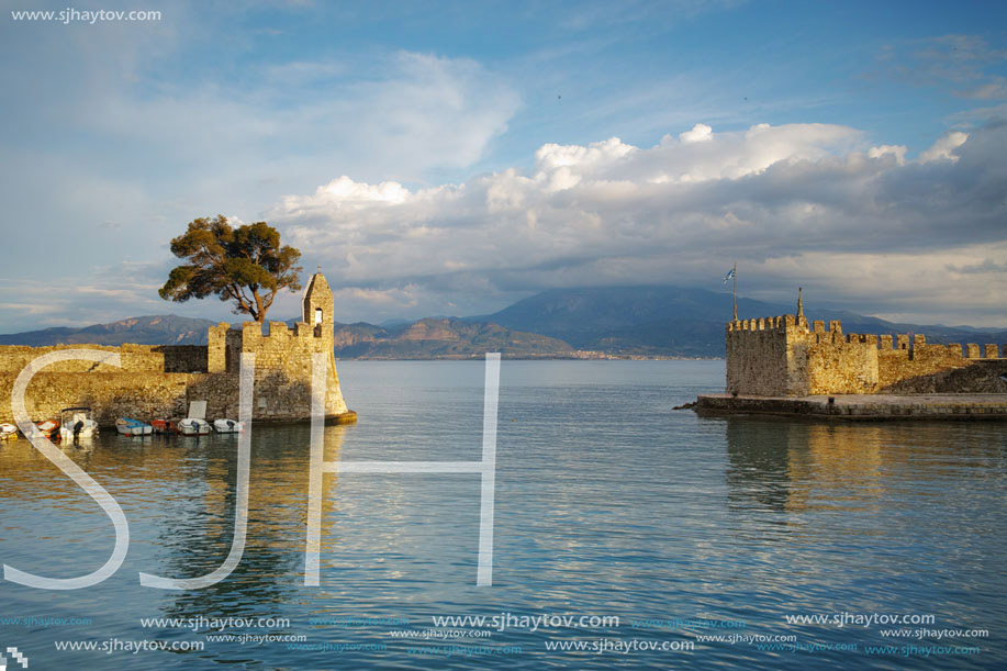 Fortification at the port of Nafpaktos town, Western Greece
