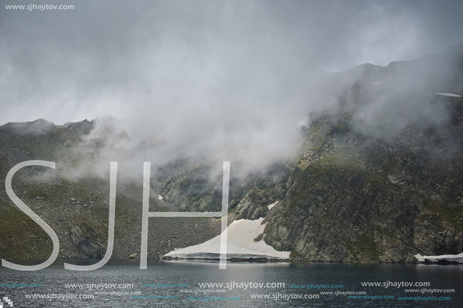 Fog Over The Eye lake, The Seven Rila Lakes, Bulgaria