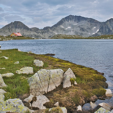 Sunset at Kamenitsa Peak And Tevno lake, Pirin Mountain, Bulgaria