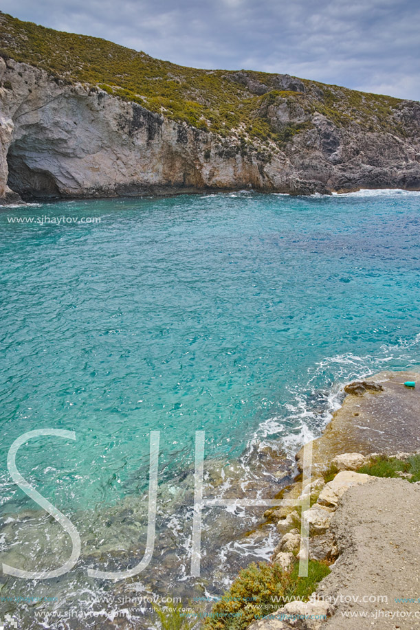 Limnionas beach bay at Zakynthos island, Greece