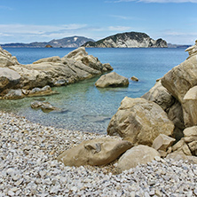 Amazing view of marathia beach at Zakynthos island, Greece