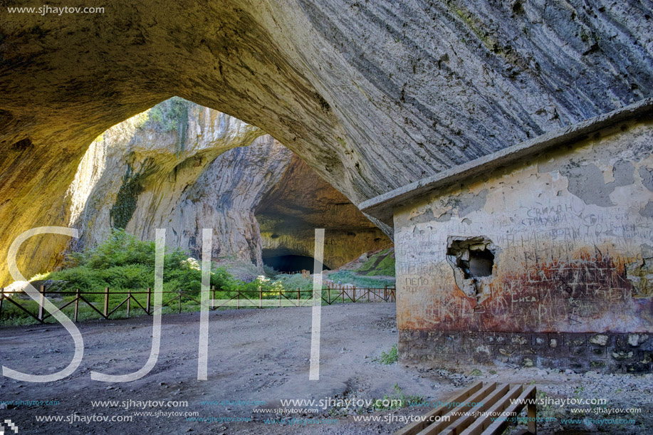 Devetashka cave interior near city of Lovech, Bulgaria