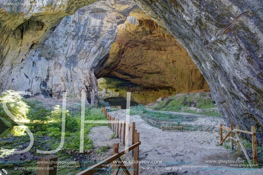 Devetashka cave interior near city of Lovech, Bulgaria