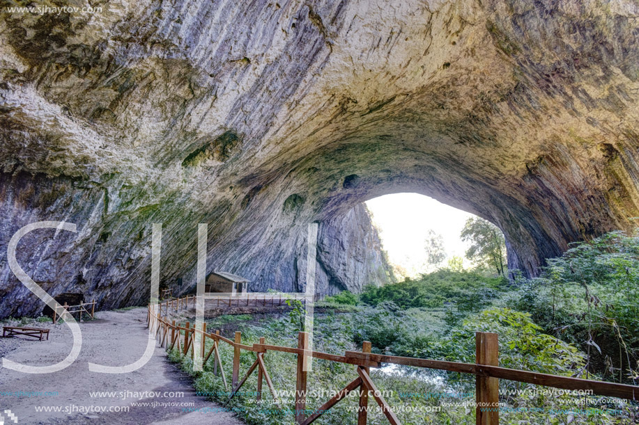 Devetashka cave interior near city of Lovech, Bulgaria