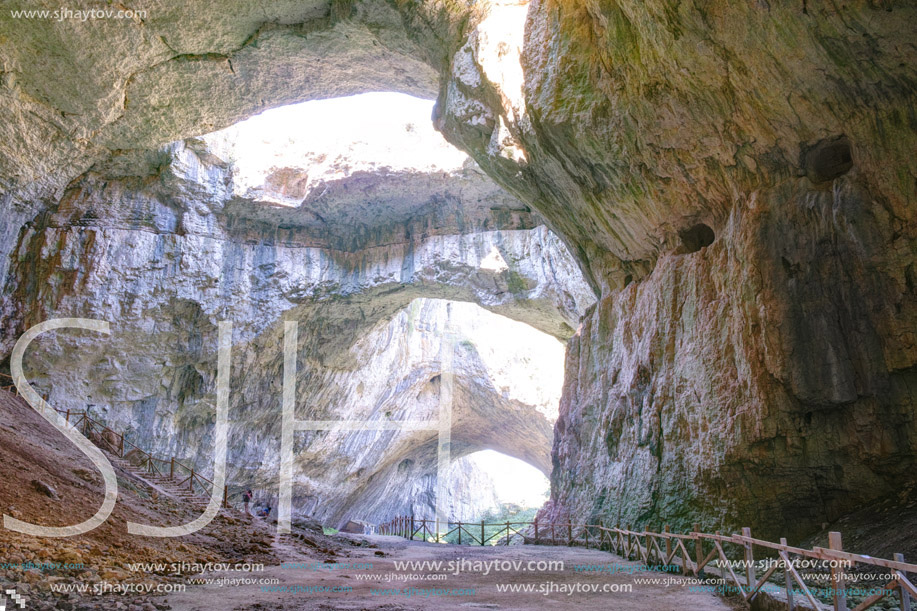 Devetashka cave interior near city of Lovech, Bulgaria